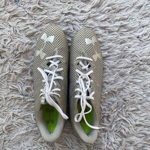 Under Armour UA Nitro Low MC‎ Football Cleats Men’s Size 16 Silver Pre Owned